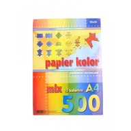 Papier A4 farebný papier 10 ks, 50 ks - 500 ks