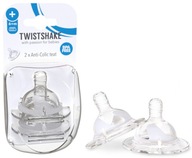 Twistshake Antikolikový cumlík na fľašu + 6m + 2 ks
