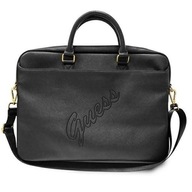 Taška Guess 15" čierno/čierna Saffiano Script Taška Guess 15" čierno/čierna Saffiano Script