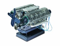 Model motora V8 na stavbu 101 zariadení TVN