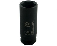 Dlhá šesťhranná rázová objímka 1/2". 23 mm. CrMo. DIN 3129. Waryński, W Dlhá šesťhranná rázová objímka 1/2". 23 mm. CrMo. DIN 3129. Waryński, W