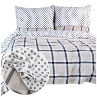 Flanelové obliečky 160x200 hrubé flanelové béžové š1499/1 Flanelové obliečky 160x200 hrubé flanelové béžové š1499/1