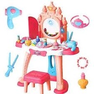Toaletný stolík pre dievčatko.Zrkadielko malej PRINCEZNE