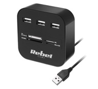 ČÍTAČKA SD KARIET MicroSD MS M2 HUB USB 3 PORTY ČÍTAČKA SD KARIET MicroSD MS M2 HUB USB 3 PORTY