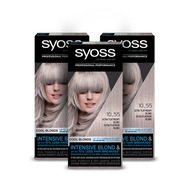 Syoss dye 10-55 Ultra Platinum Blond trojbalenie Syoss dye 10-55 Ultra Platinum Blond trojbalenie