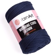 Šnúra CORE Macrame CORD 3 mm NAVY 784 Šnúra CORE Macrame CORD 3 mm NAVY 784