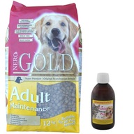 Nero Gold Adult Maintenance kuracie suché krmivo pre psov 12 kg + zdarma Nero Gold Adult Maintenance kuracie suché krmivo pre psov 12 kg + zdarma