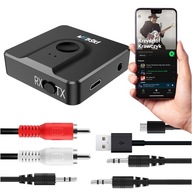 Bluetooth 5 adaptérový vysielač JACK AUX Bluetooth 5 adaptérový vysielač JACK AUX