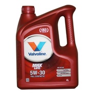 VALVOLINE MAX LIFE A3/B4 5W30 4L