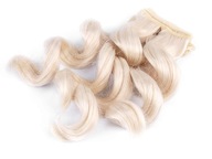 Vlnité vlasy pre bábiku / 20 cm / blond Vlnité vlasy pre bábiku / 20 cm / blond