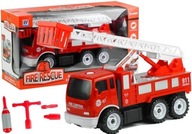 Hasičské auto s demontážnym rebríkom + náradie Hasičské auto s demontážnym rebríkom + náradie
