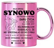 RUŽOVÝ METALICKÝ PRÉMIOVÝ HRNÍČEK DARČEK K MENÁM SVORY RUŽOVÝ METALICKÝ PRÉMIOVÝ HRNÍČEK DARČEK K MENÁM SVORY