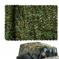 Vojenská záhradná maskovacia sieť 2x4M kamufláž