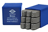 ČÍSELNÉ ZNAČKY BETA HĽABOOK ČÍSLA 0-9 8 mm ČÍSELNÉ ZNAČKY BETA HĽABOOK ČÍSLA 0-9 8 mm