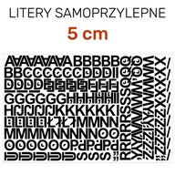 Samolepiace písmená 255 znakov - 5cm