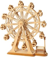 ROBOTIME Drevené 3D puzzle Model ruského kolesa ROBOTIME Drevené 3D puzzle Model ruského kolesa