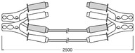 OSRAM OSC060 Pomocné štartovacie káble