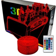Nočná lampa Dozer 3D LAMP LED Nočná lampa Dozer 3D LAMP LED