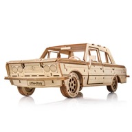 Drevený 3D PUZZLE MODEL AUTA AUTO VEĽKÝ FIAT 125P FSO DIY MALÝ PRÍBEH Drevený 3D PUZZLE MODEL AUTA AUTO VEĽKÝ FIAT 125P FSO DIY MALÝ PRÍBEH