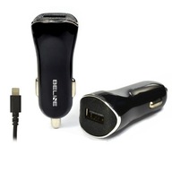 Pôda. sám. Beline 1xUSB + lightning 1A čierny Pôda. sám. Beline 1xUSB + lightning 1A čierny