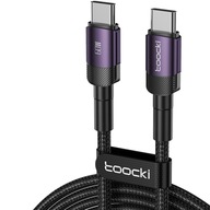 TOOCKI rýchly USB-C Type-C 60W PD QC kábel 100 cm