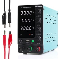 NASTAVITEĽNÝ LABORATÓRNY SERVIS NAPÁJACÍ ZDROJ TECHREBAL SPS-C3010 30V 10A USB NASTAVITEĽNÝ LABORATÓRNY SERVIS NAPÁJACÍ ZDROJ TECHREBAL SPS-C3010 30V 10A USB