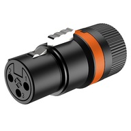 ROXTONE LX3F XLR KÁBLOVÁ ZÁSTRČKA ČIERNA ROXTONE LX3F XLR KÁBLOVÁ ZÁSTRČKA ČIERNA