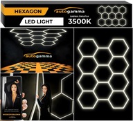 HEXAGON LED Lamp Panel Osvetlenie dielne Garážový dom 297x412 3500K HEXAGON LED Lamp Panel Osvetlenie dielne Garážový dom 297x412 3500K
