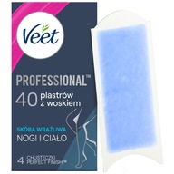 VEET Professional Depilačné pásiky sensitive 40 VEET Professional Depilačné pásiky sensitive 40
