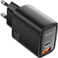 TOOCKI rýchla SIEŤOVÁ NABÍJAČKA pre rýchle nabíjanie 33W USB Type C USB-C TOOCKI rýchla SIEŤOVÁ NABÍJAČKA pre rýchle nabíjanie 33W USB Type C USB-C