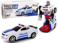 Policajné auto 2v1 Transformers Zvuky Šípky Svetlá Policajné auto 2v1 Transformers Zvuky Šípky Svetlá