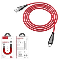 Magnetický kábel typu C USB-C typu C 1,2 M 3A PRENOS DÁT BRAID