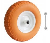 WELBARROW PU plná bezdušová 4,00-6 oska 12 mm WELBARROW PU plná bezdušová 4,00-6 oska 12 mm