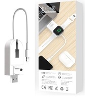 PRENOSNÁ USB NABÍJAČKA PRE APPLE WATCH A IPHONE 2 V 1 PRENOSNÁ USB NABÍJAČKA PRE APPLE WATCH A IPHONE 2 V 1