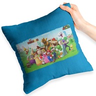 MODRÝ VANKÚŠ PRE DARČEK PRE FANOUŠKU MARIO BROS, TOP KVALITA MODRÝ VANKÚŠ PRE DARČEK PRE FANOUŠKU MARIO BROS, TOP KVALITA