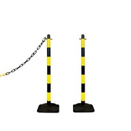 Stĺpik zábrany Ż-CZ 90 cm, zákl guma Stĺpik zábrany Ż-CZ 90 cm, zákl guma