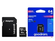 Pamäťová karta Goodram 64GB + adaptér SD 100MB/s