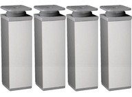 4x NOHY NÁBYTKU 15cm NASTAVITEĽNÉ NOHY NÁBYTKU ELOXOVANÝ HLINÍK V-150mm 4x NOHY NÁBYTKU 15cm NASTAVITEĽNÉ NOHY NÁBYTKU ELOXOVANÝ HLINÍK V-150mm