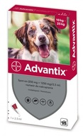 Advantix pre psov od 10 do 25 kg 2,5mlx4ks