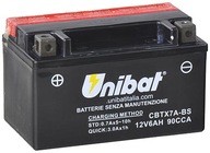 BATÉRIA UNIBAT YTX7A-BS 12N7E-B 6MF6 QUANTUM RS BATÉRIA UNIBAT YTX7A-BS 12N7E-B 6MF6 QUANTUM RS