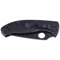 Spyderco Tenacious FRN čierny nôž, čierna čepeľ Spyd