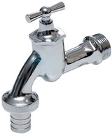 1/2" mosadzný/chrómový výpustný ventil 1/2" mosadzný/chrómový výpustný ventil