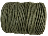 Točená šnúrka pre khaki macrame, 5mm, 100m Točená šnúrka pre khaki macrame, 5mm, 100m