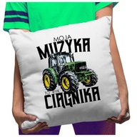 John Deere Pillow Moja hudba je Roar of the Tractor John Deere Pillow Moja hudba je Roar of the Tractor