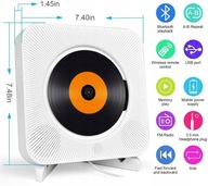 Prenosný CD prehrávač WAND KC-808 Bluetooth LED Prenosný CD prehrávač WAND KC-808 Bluetooth LED