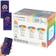 GU10 LED žiarovka 5W=40W 470lm RGB CCT 120° Stmievateľná WIFI TUYA SMART LIFE GU10 LED žiarovka 5W=40W 470lm RGB CCT 120° Stmievateľná WIFI TUYA SMART LIFE