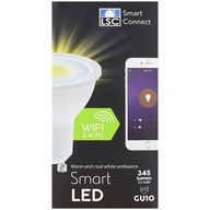 SMART WIFI LED ŽIAROVKA 5,5 W GU10 345 lumenov 2,4 GHz