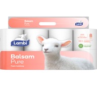 Toaletný papier Lambi Balsam Pure 3 vrstvy 8x150 Toaletný papier Lambi Balsam Pure 3 vrstvy 8x150