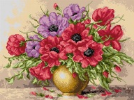 krížiková súprava plátno + muline 30*40cm - 8040 krížiková súprava plátno + muline 30*40cm - 8040
