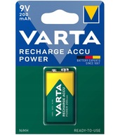 VARTA READY BATÉRIA 9V HR9 200mAh VÝKONNÁ VARTA READY BATÉRIA 9V HR9 200mAh VÝKONNÁ